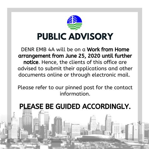 denr emb region 4a|PUBLIC ADVISORY DENR EMB 4A will .